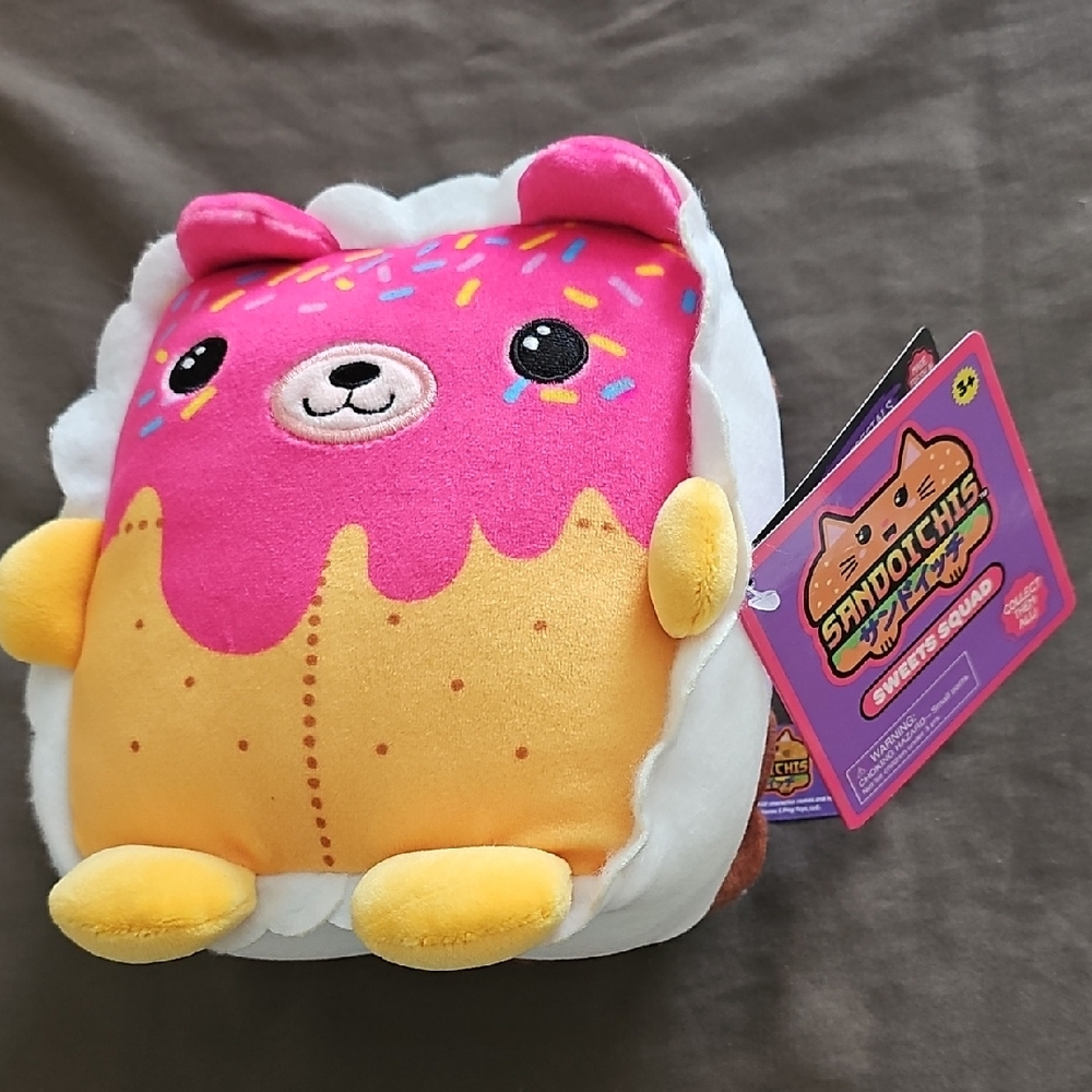 Pink and Yellow Plush Toy
